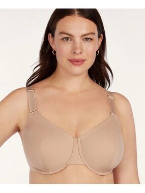 Thirdlove Classic Unlined Full Coverage Bra Minimizer In Tan Beige Size 34F